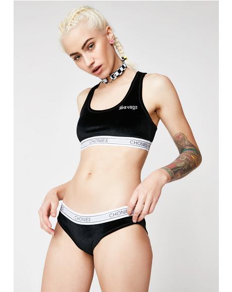 Savage Velvet Sports Bra