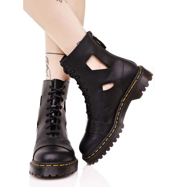 Dr. Martens Katrina Cut Out 8 Eye Boot | Dolls Kill