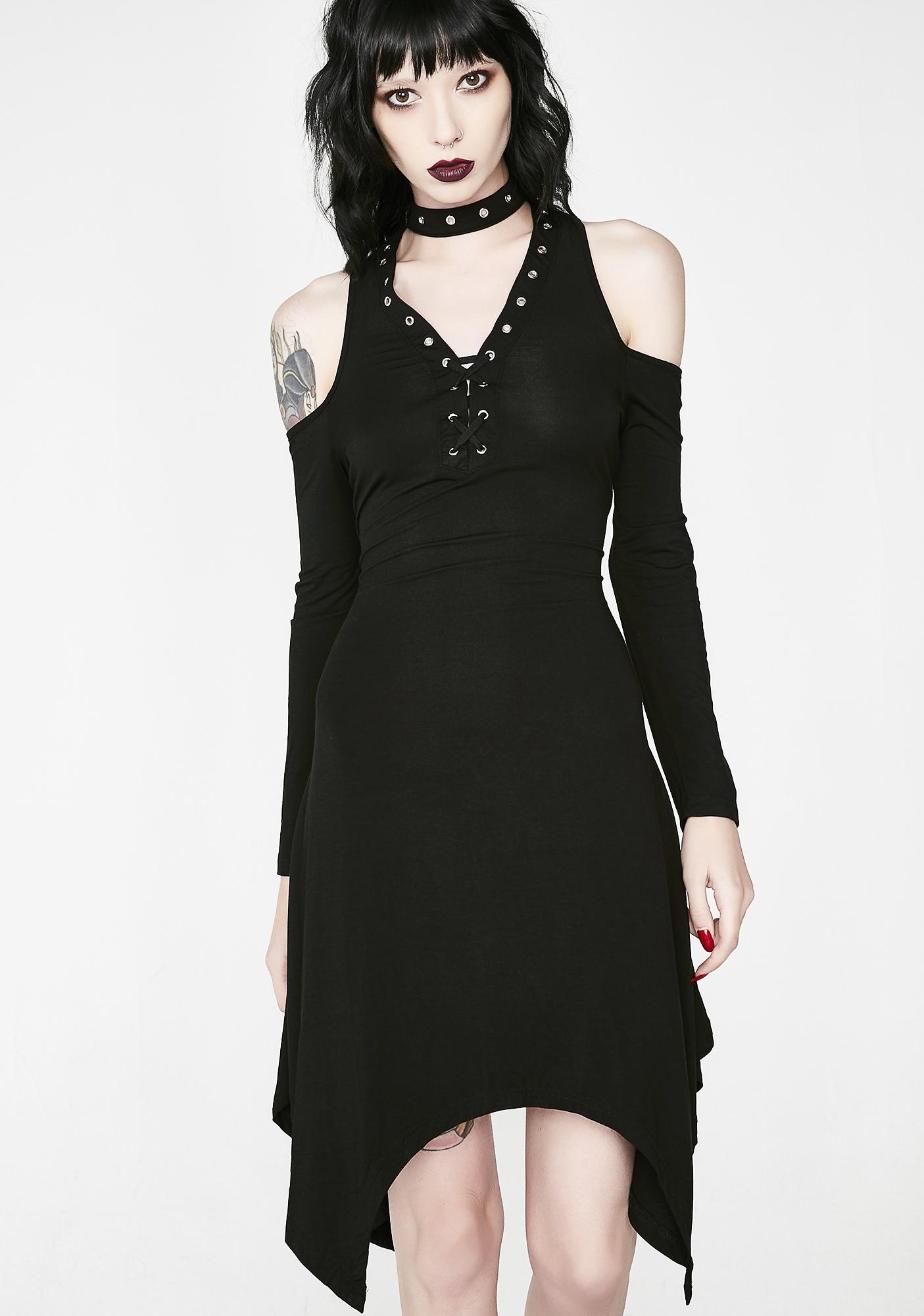 Killstar Onyx Fall Deep Dress Dolls Kill Killstar Onyx Fall Deep Dress