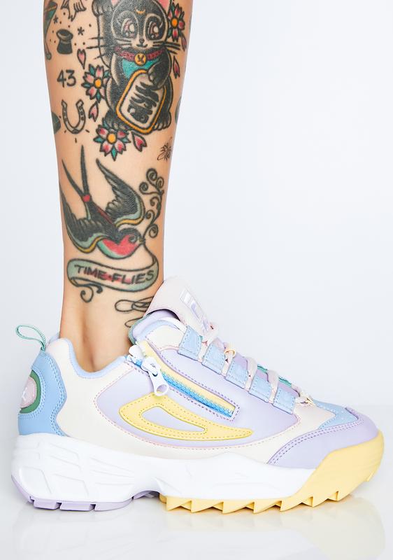 Fila Pastel Disruptor 3 Zip | Dolls Kill