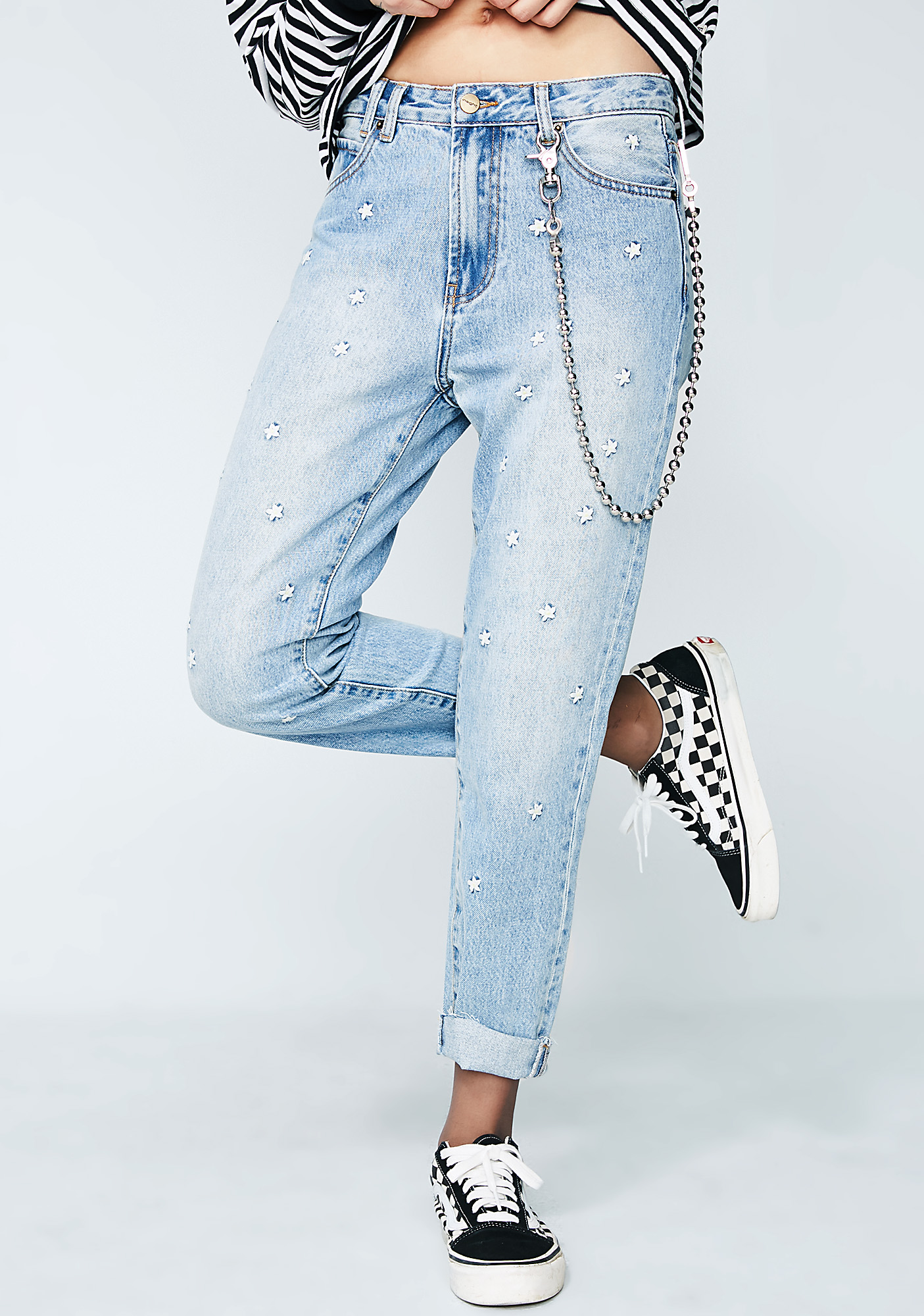 insight denim tina tapered mom jeans