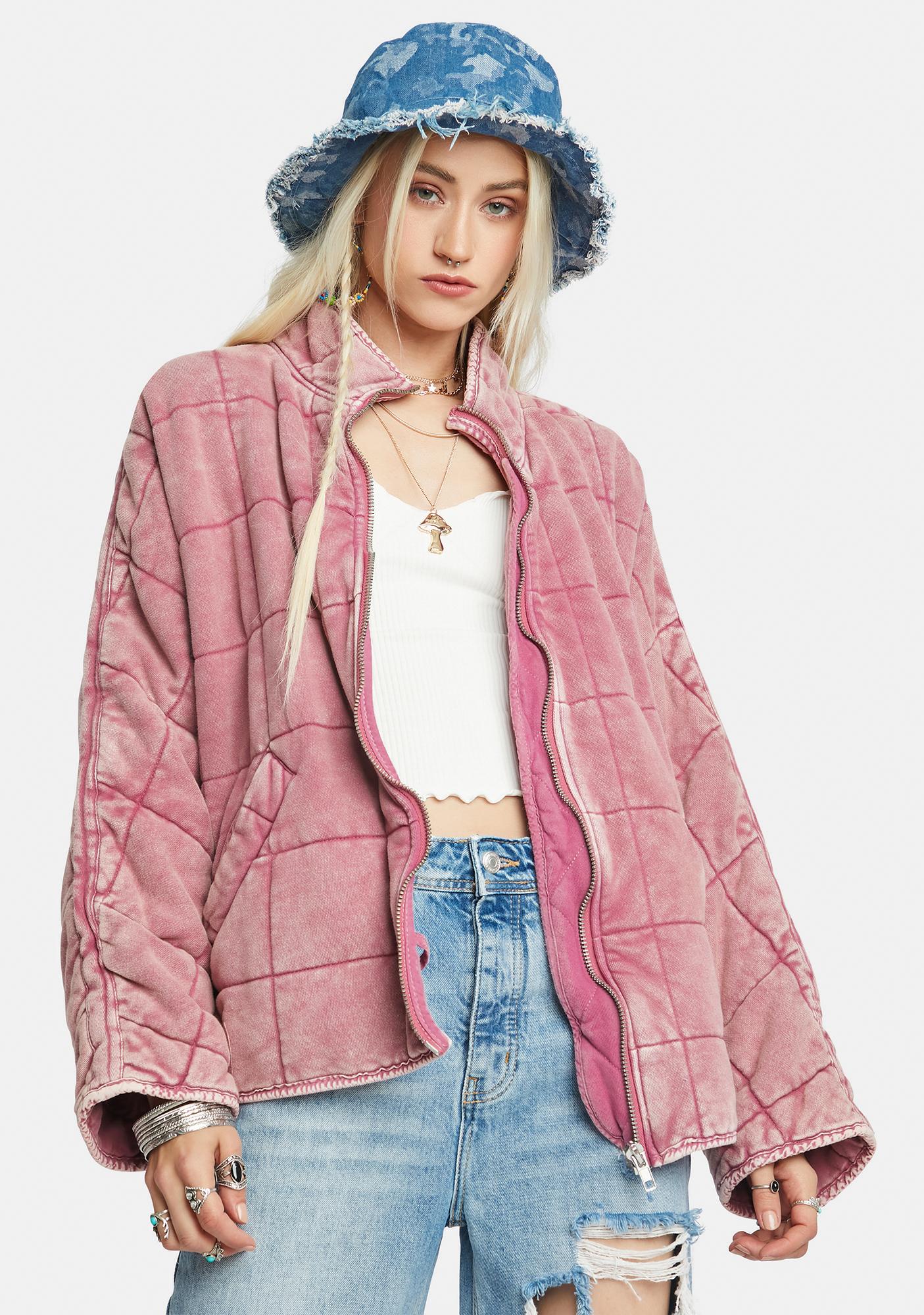 cherry cola dolman jacket