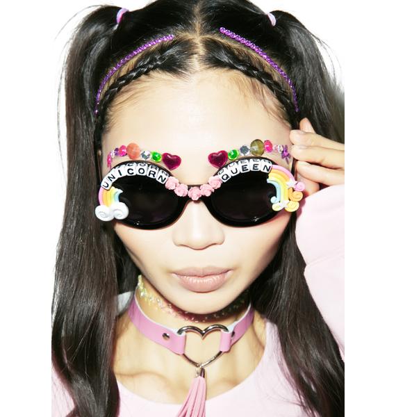 Rad And Refined Rainbow Ruler Sunglasses Dolls Kill