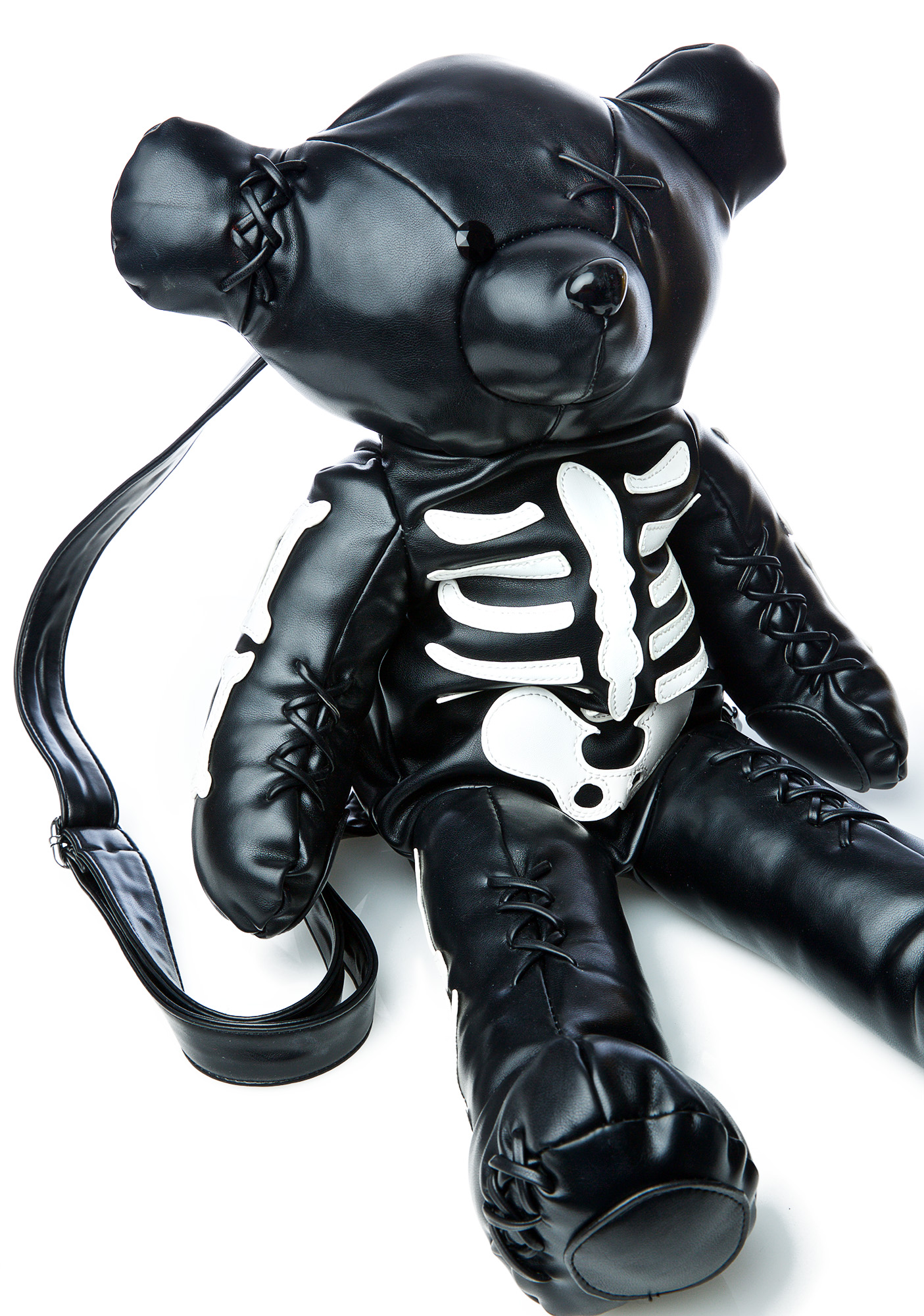 leather bear backpack