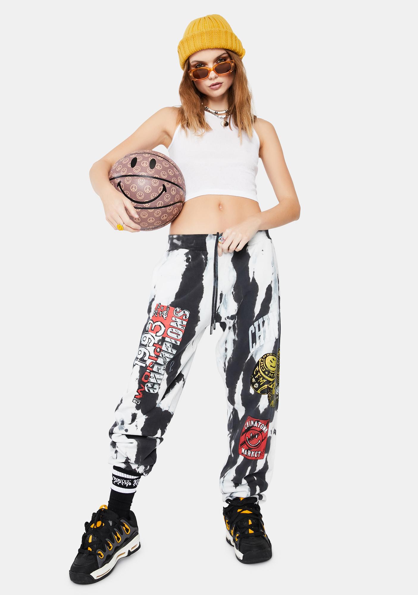 champion tie dye joggers