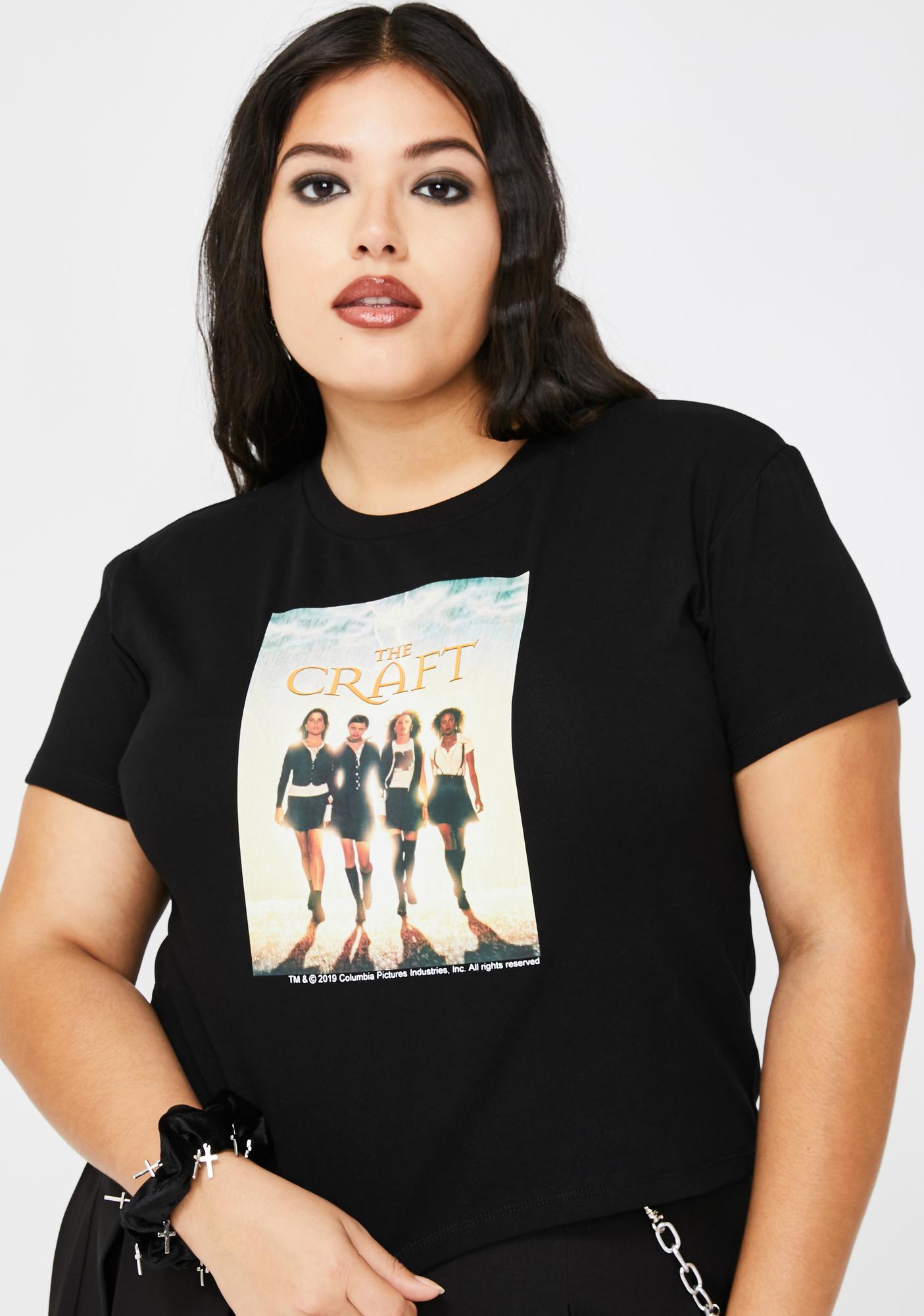 Plus Size Dolls Kill X The Craft Movie Poster Graphic Tee Dolls Kill