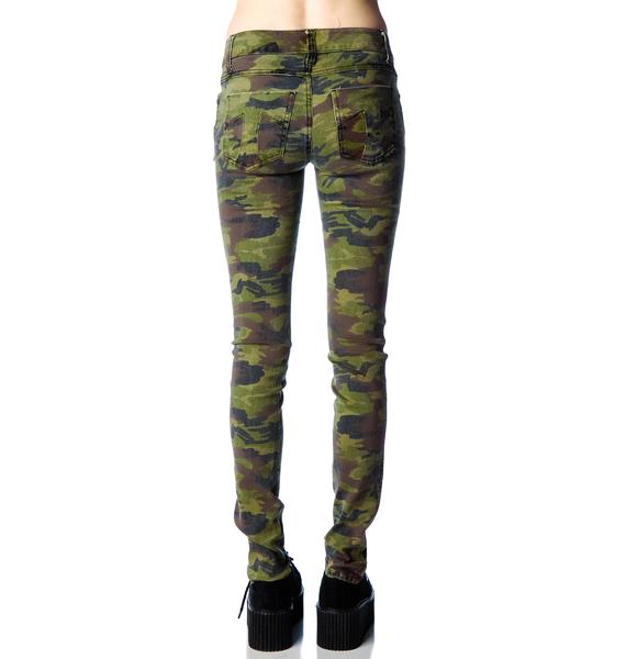 Tripp NYC Camo Skinny Jeans | Dolls Kill