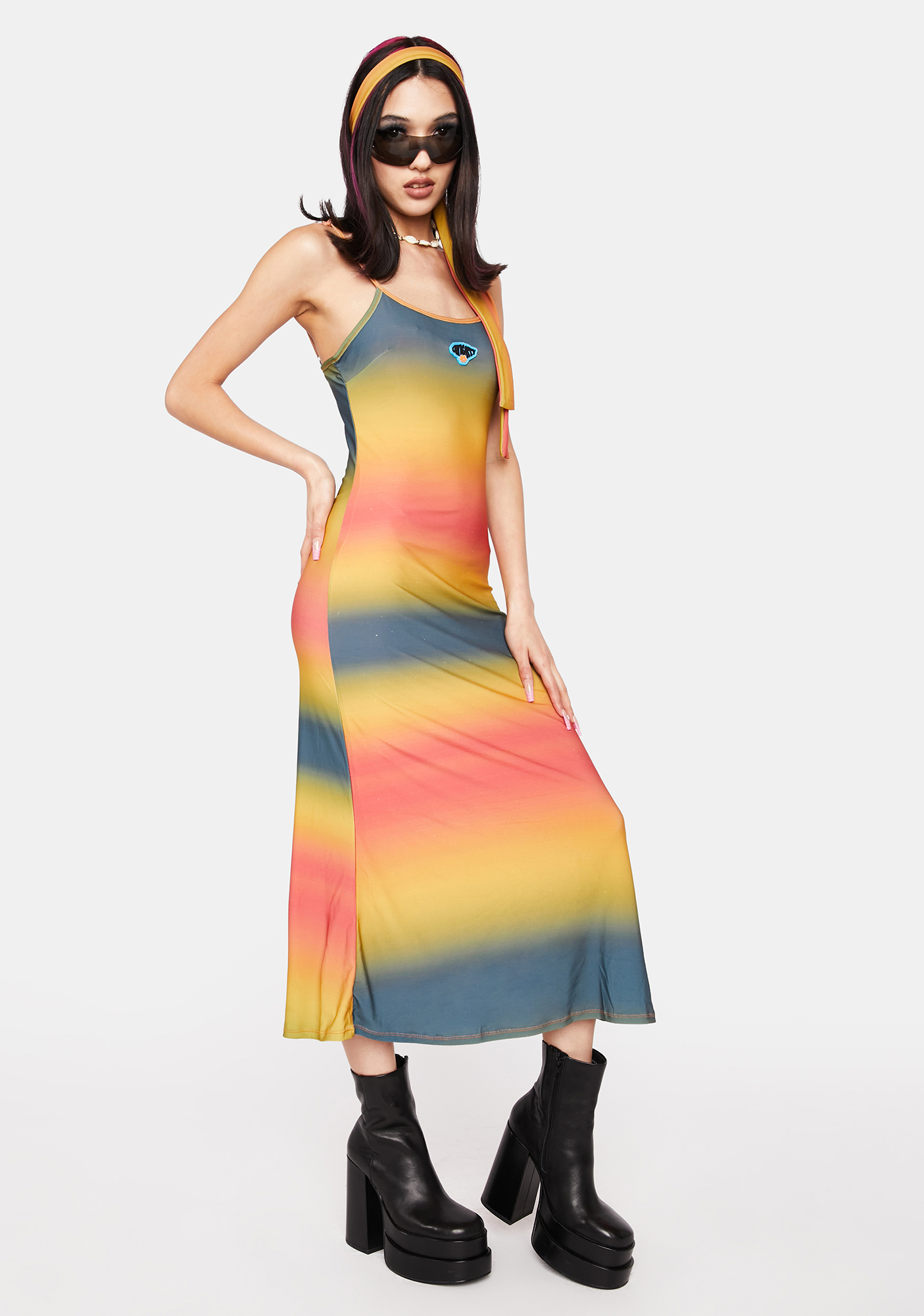 O Mighty The Sunset Midi Dress | Dolls Kill