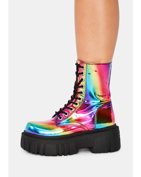 void quantum leap platform combat boots
