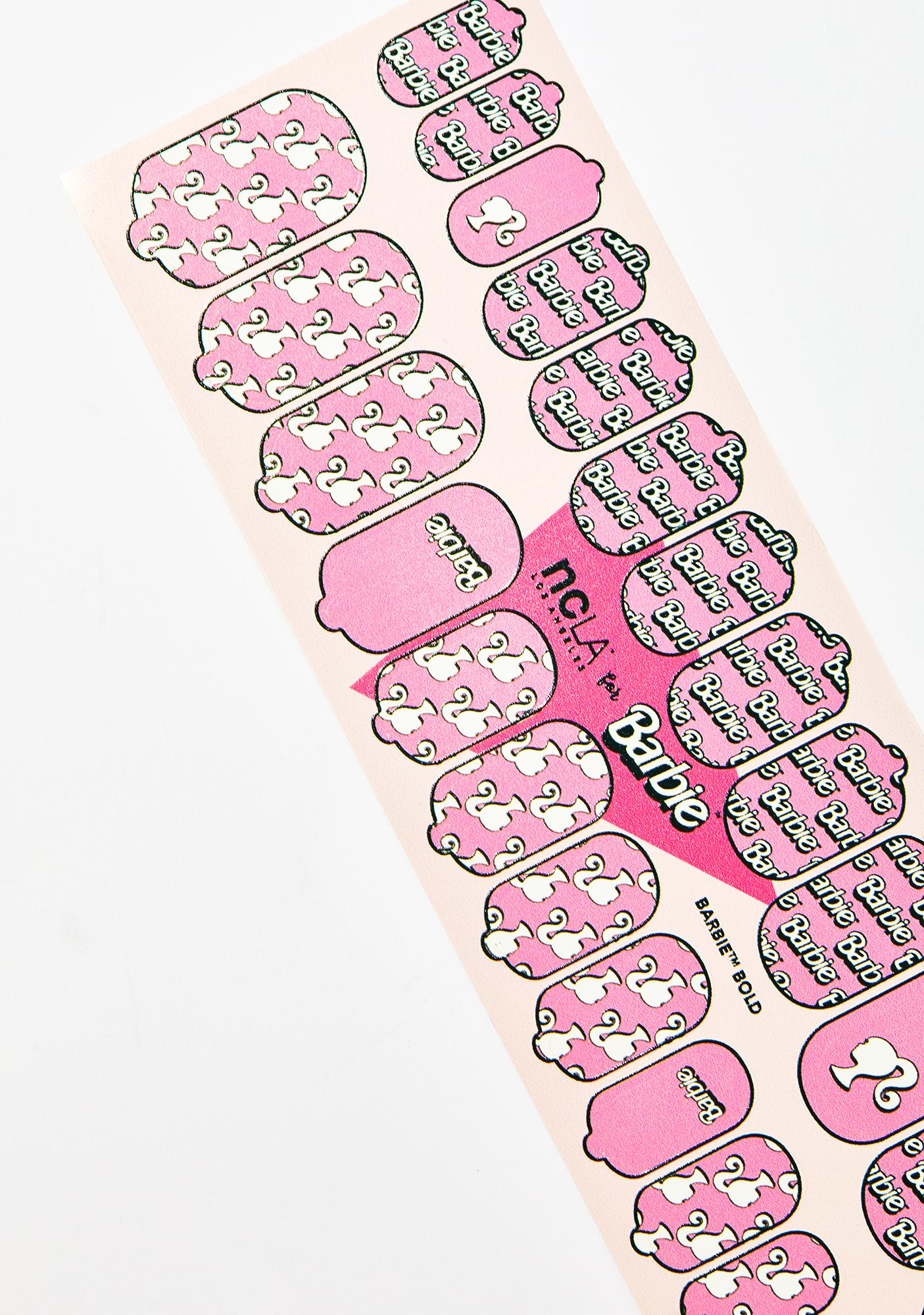 barbie nail sticker