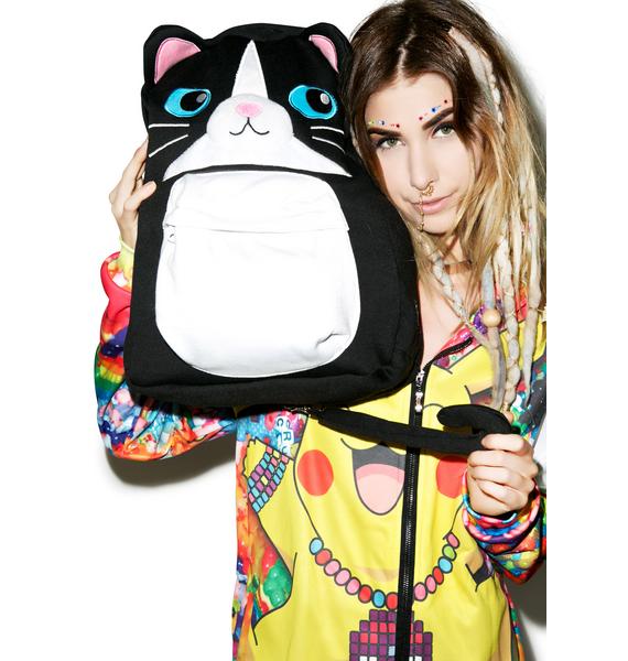 stuffed cat backpack