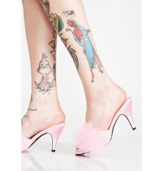 Fabulicious Posh Princess Fluffy Heels | Dolls Kill