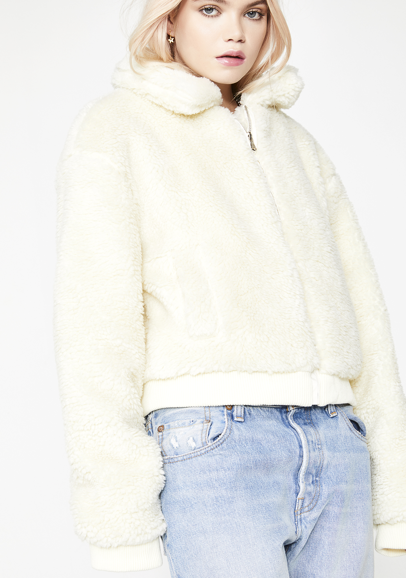 teddy jacket tiger mist