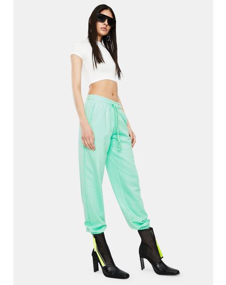 velvet straight leg joggers