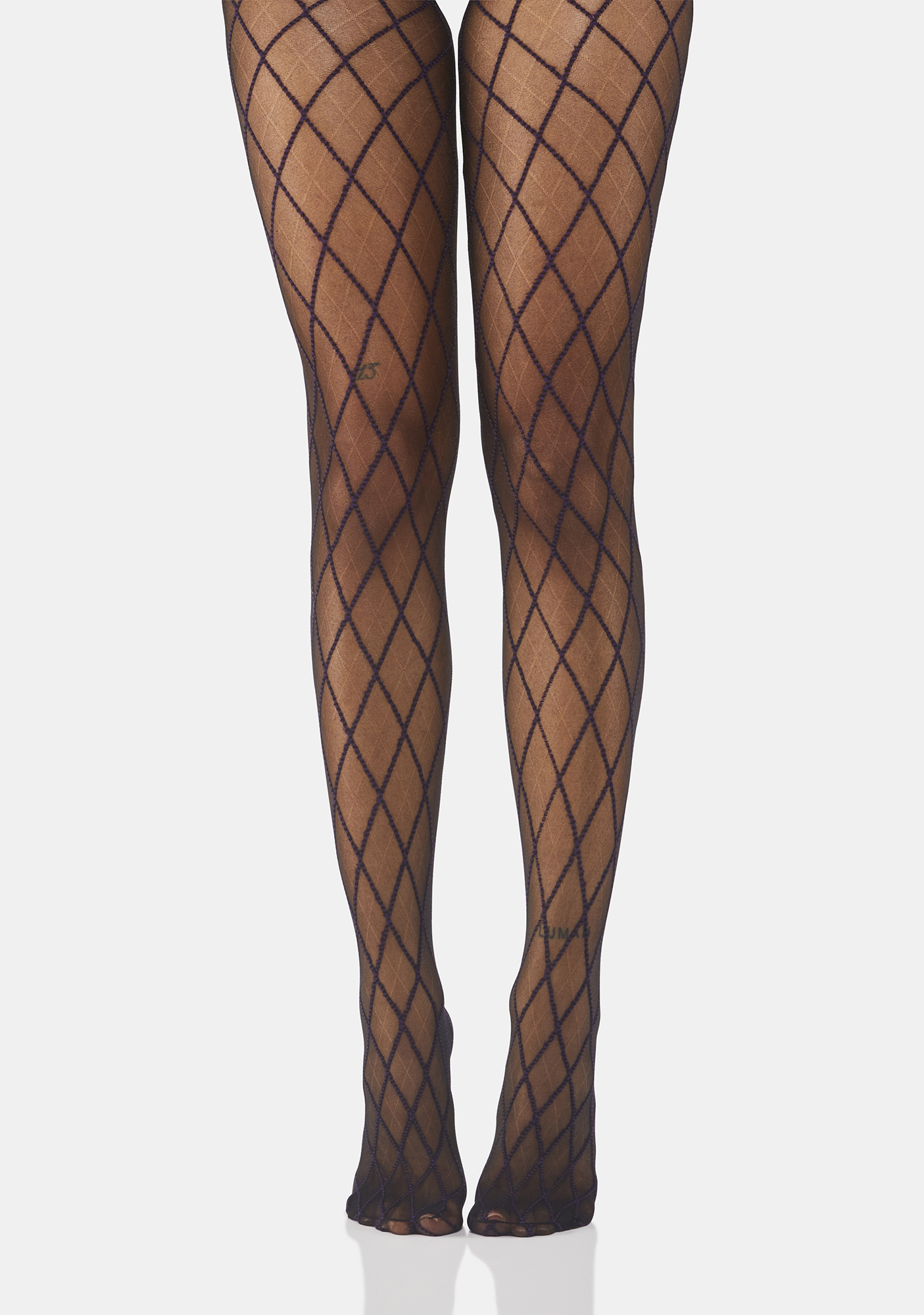 diamond tights black