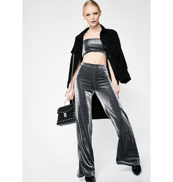 Metallic Bell Bottoms | Dolls Kill