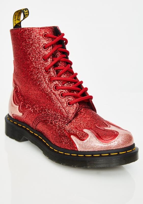 doc martens 1460 pascal flame