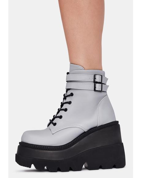 black demonia matte low trinity boots