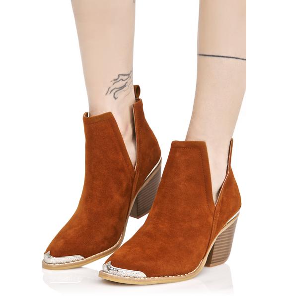 Brown Suede Slit Ankle Boots Dolls Kill Brown Suede Slit Ankle Boots Dolls Kill