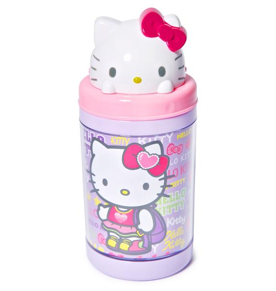 sanrio bottle cap with straw