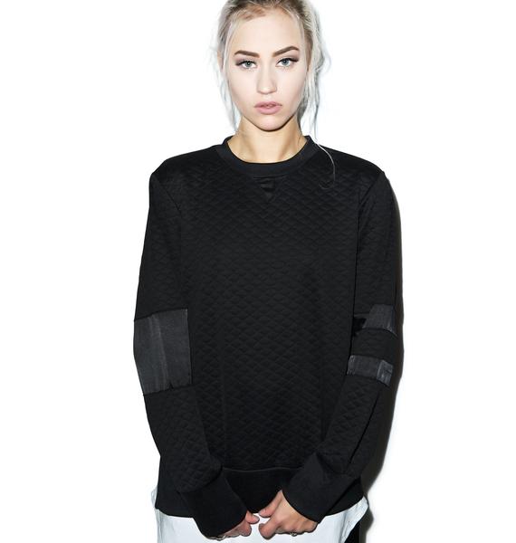 quilted pullover