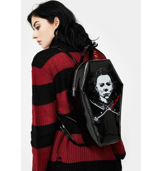 Rock Rebel Michael Myers Coffin Backpack Dolls Kill