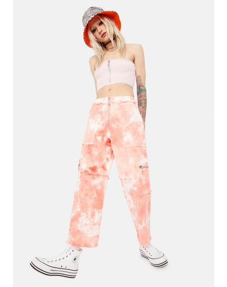 i am gia pink cargo pants