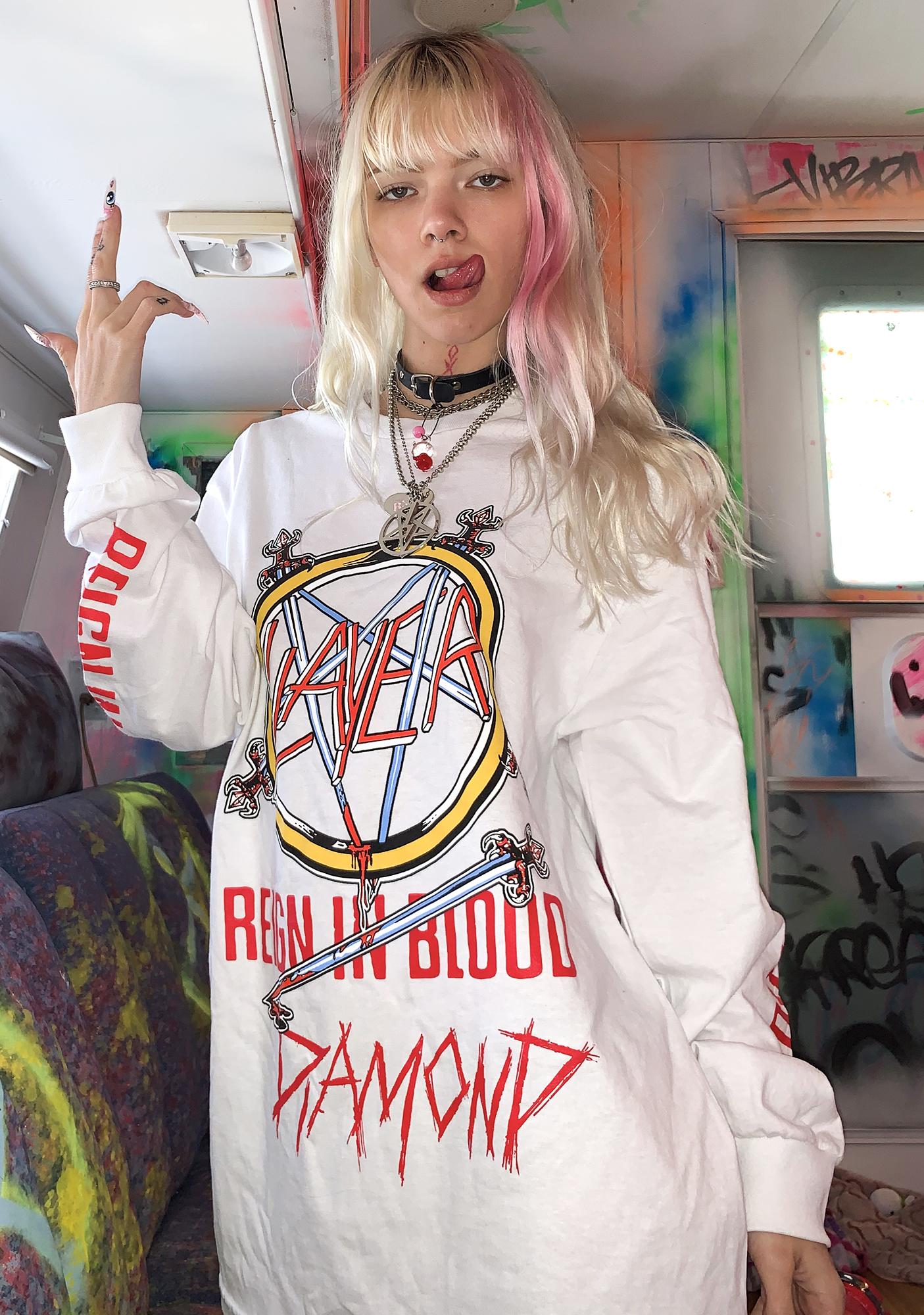 slayer reign in blood hoodie