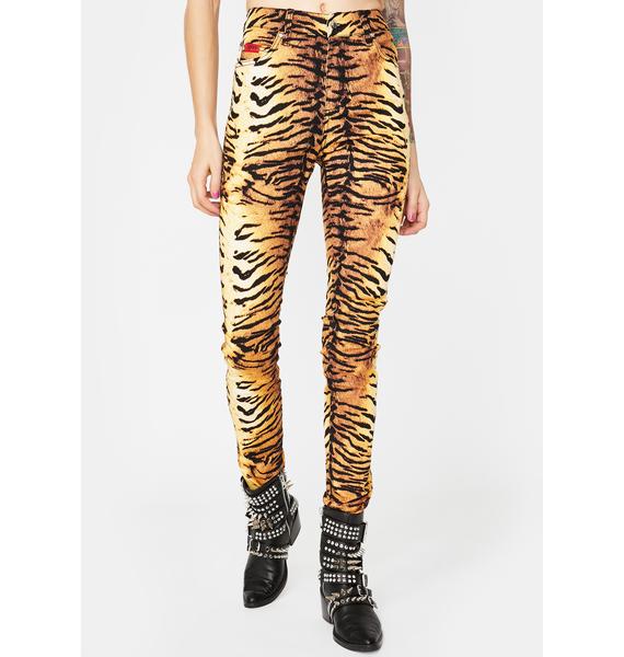 tiger stripe jeans