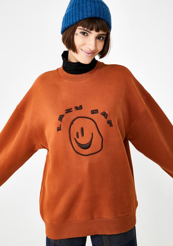 lazy oaf smiley jumper