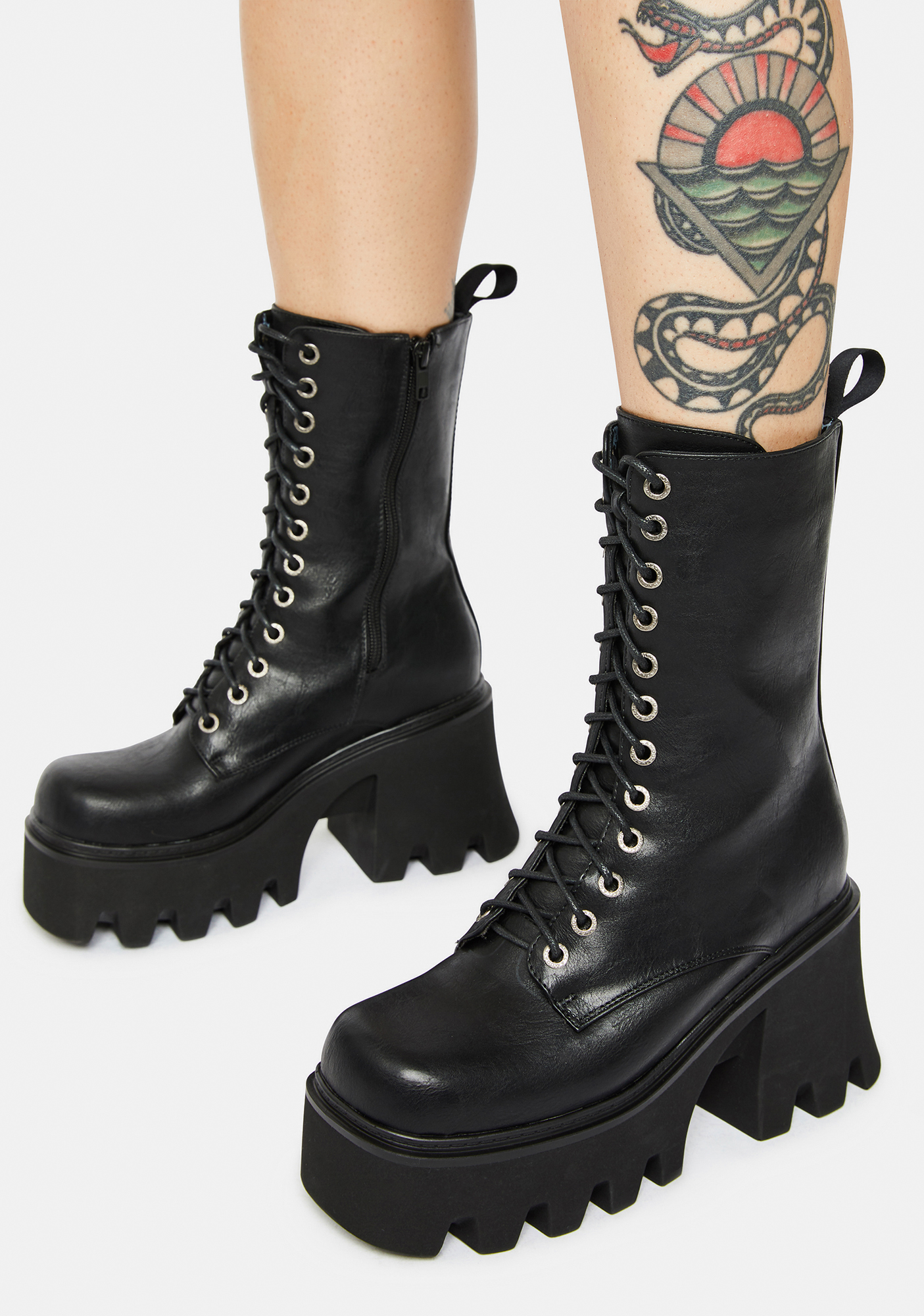 platform rain booties