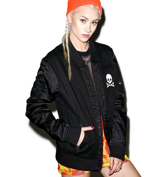 Iron Fist Engineered Print Bomber Jacket | Dolls Kill