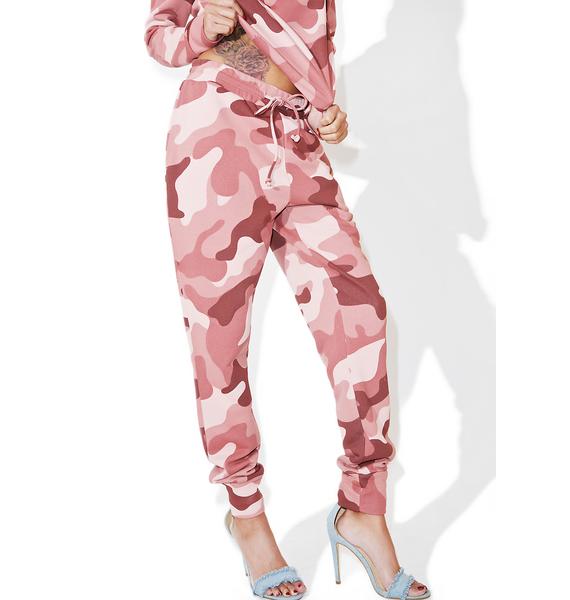 victoria secret camo sweatpants