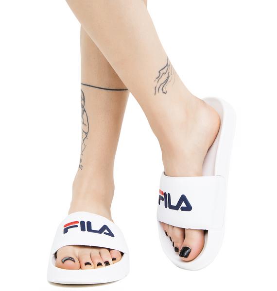 fila drifter bold slides