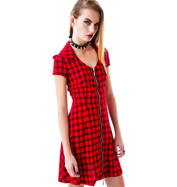 Sourpuss Clothing Derby Til Death Dress | Dolls Kill