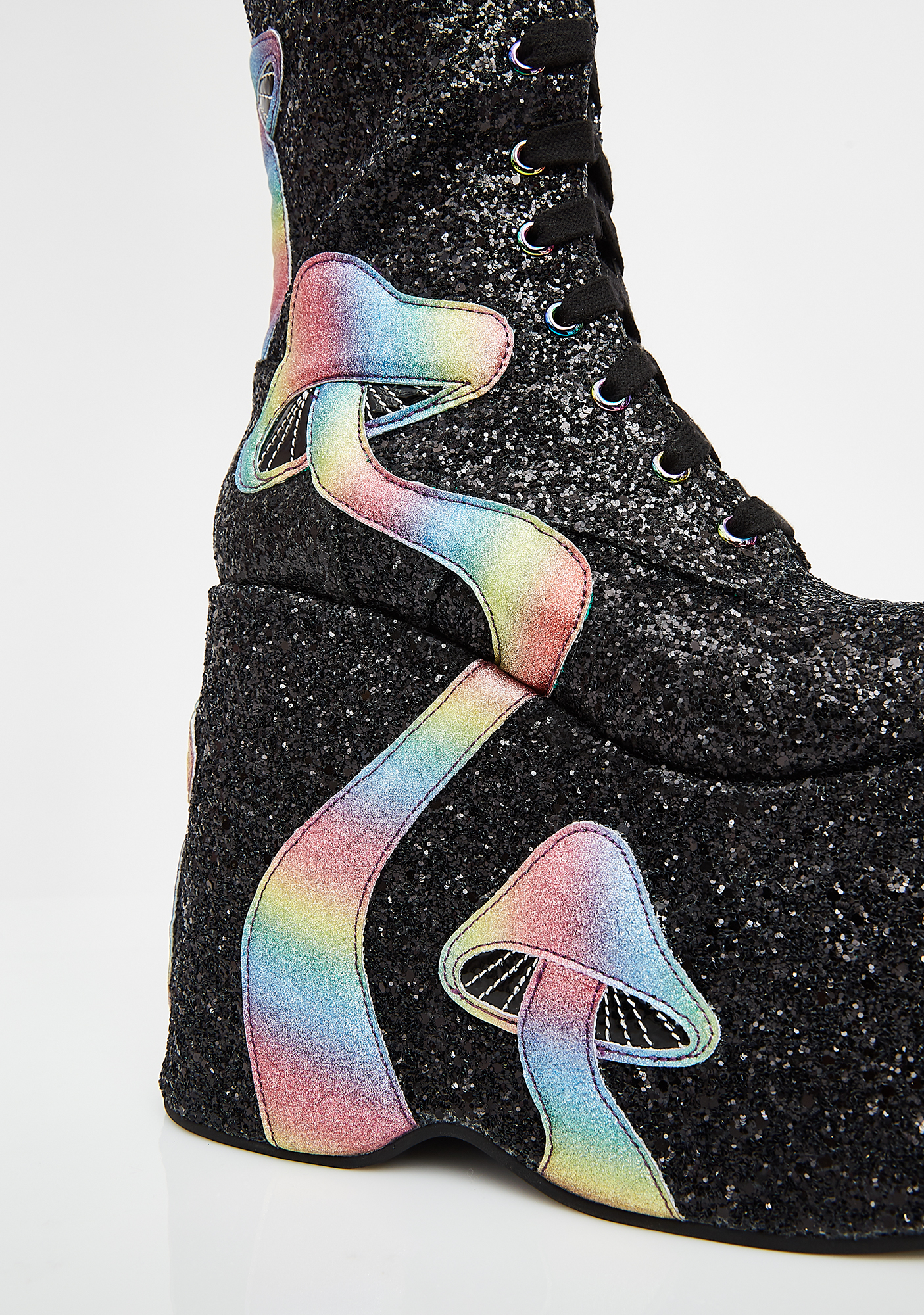 trippy twilight platform boots