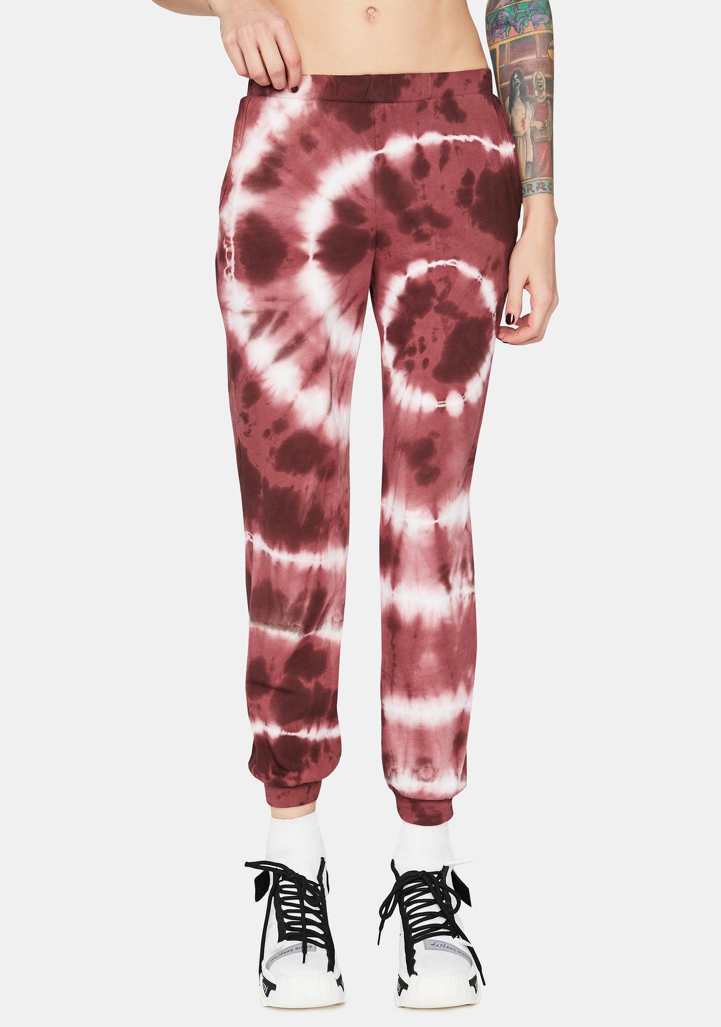 marble tie dye sweatpants