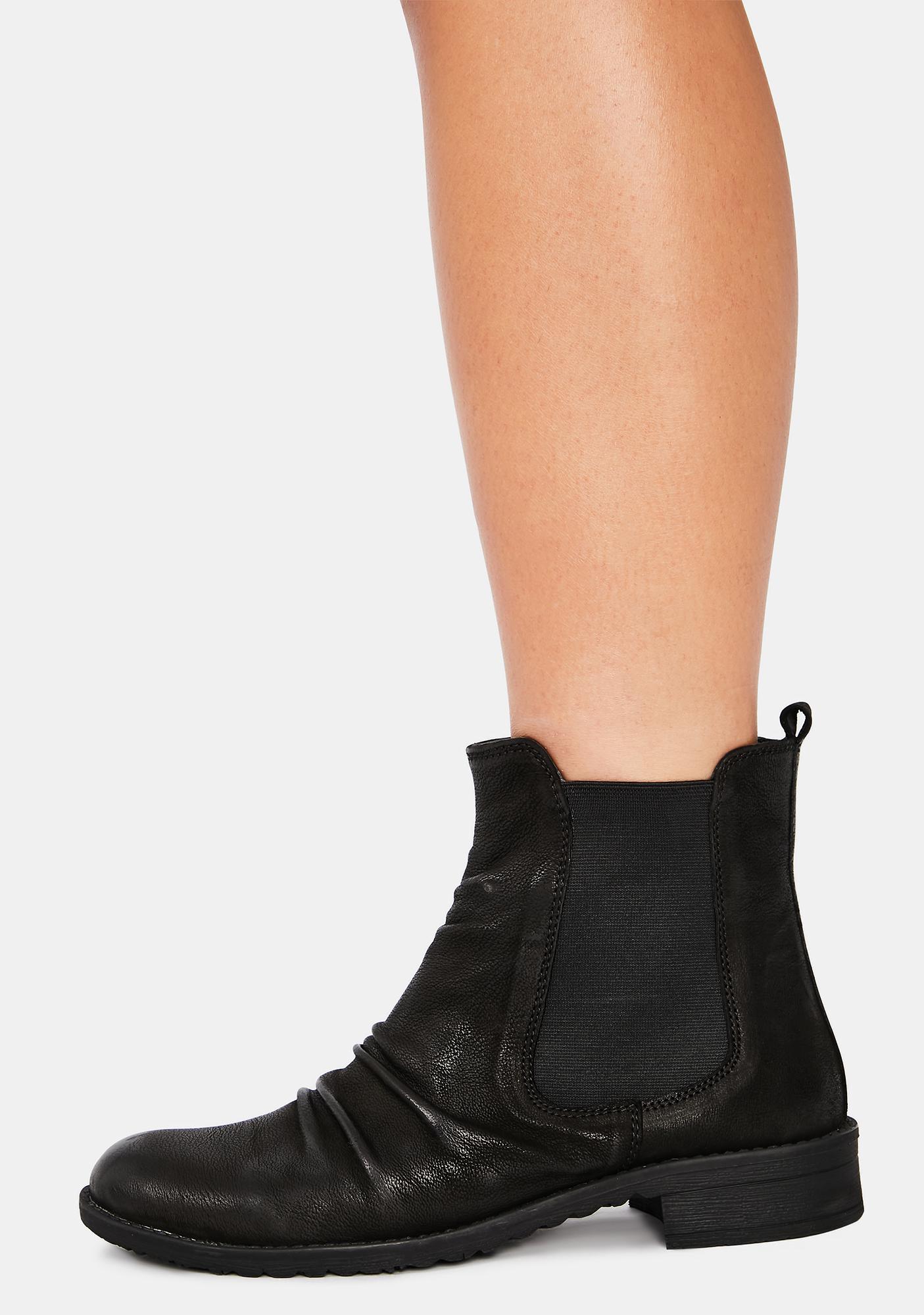 j crew black chelsea boot