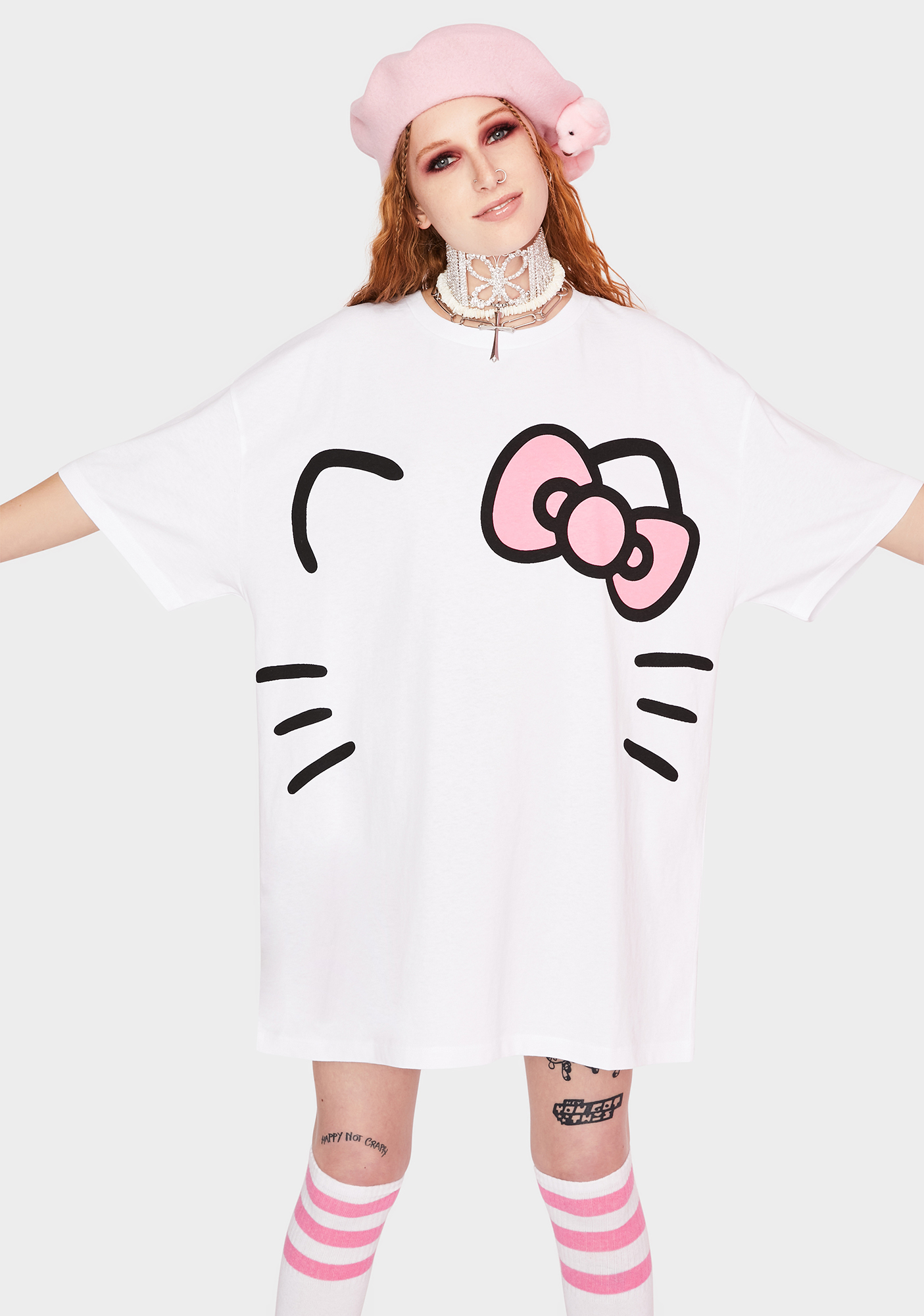 hello kitty t shirt dress