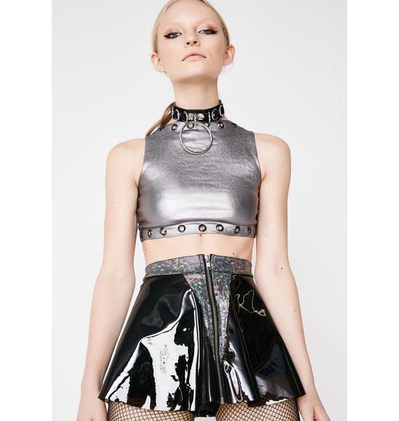 J Valentine Little Mini Vinyl Skirt | Dolls Kill