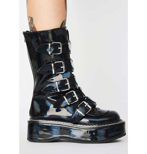 demonia boots heart