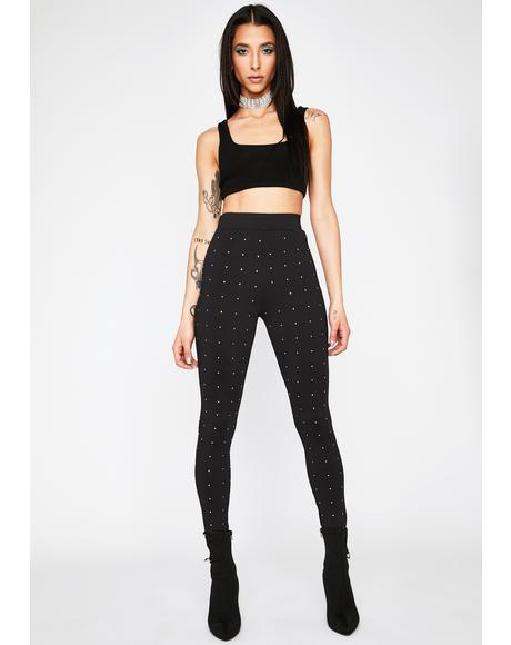 Baddie Temper Studded Leggings