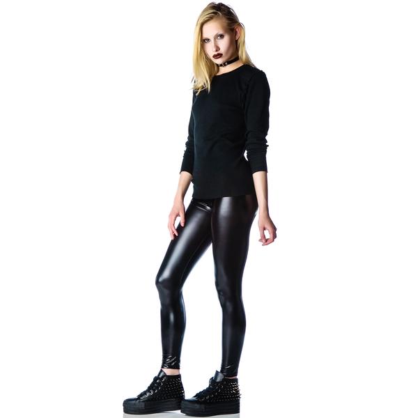 Devil's Playground Leather Leggings | Dolls Kill