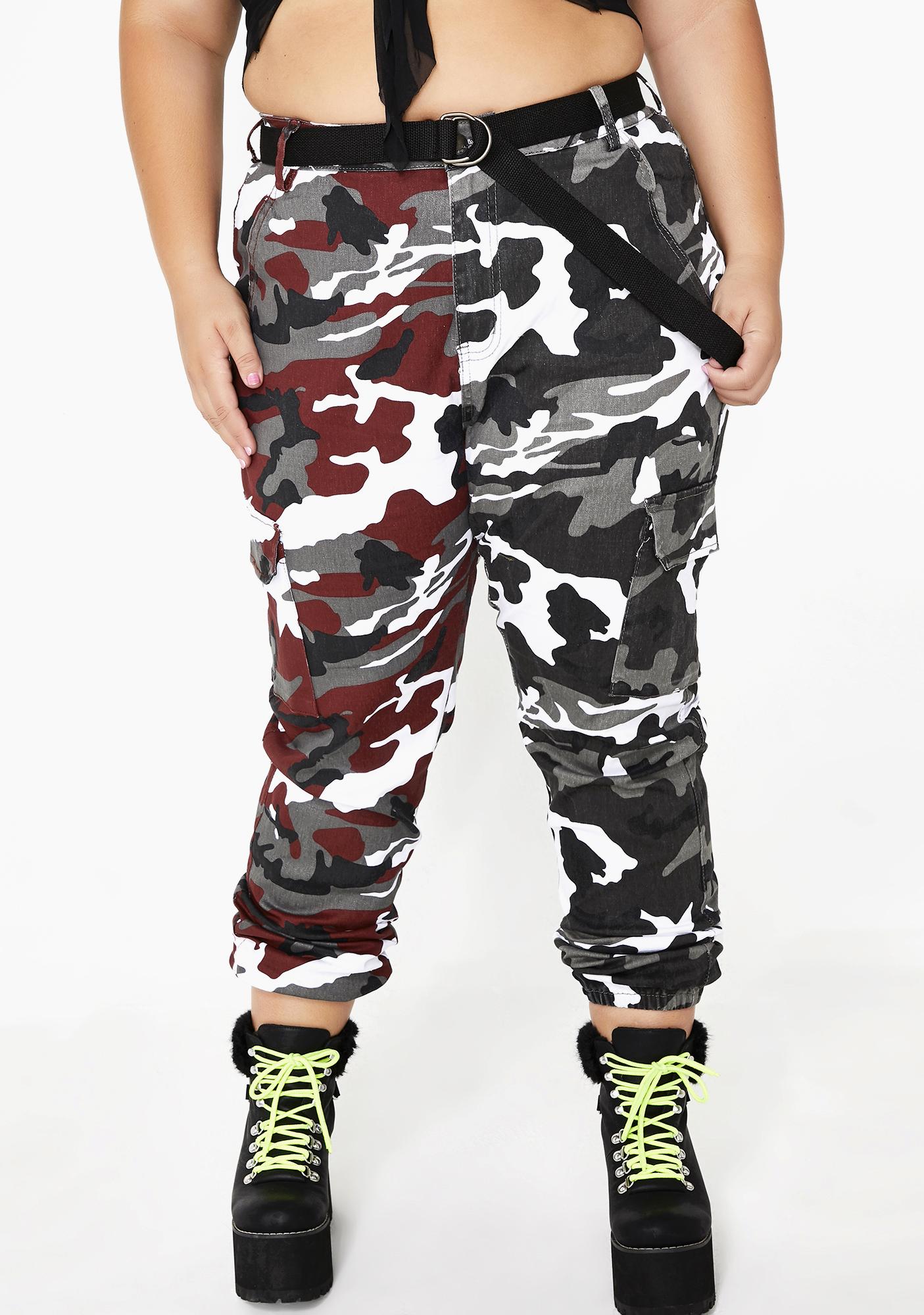 baddie camo pants