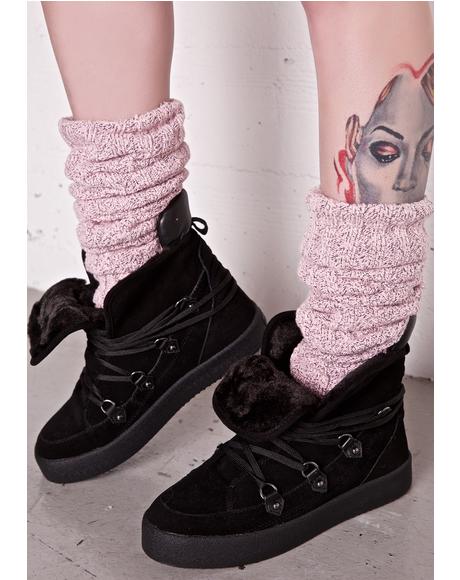 First Position Thigh High Socks