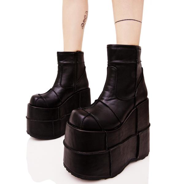 Demonia Stack Soul Stomper Platform Boots Dolls Kill