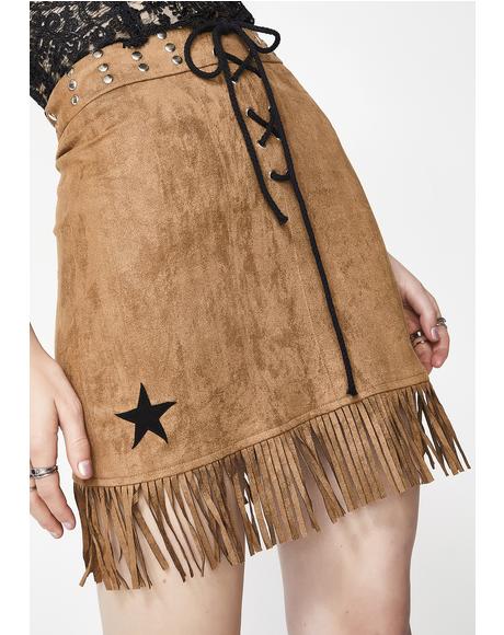 New Sheriff In Town Mini Skirt