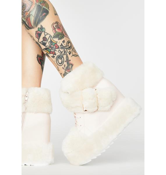 fuzzy baby booties