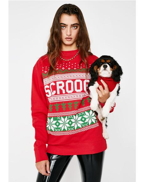 Scrooge Xmas Sweater