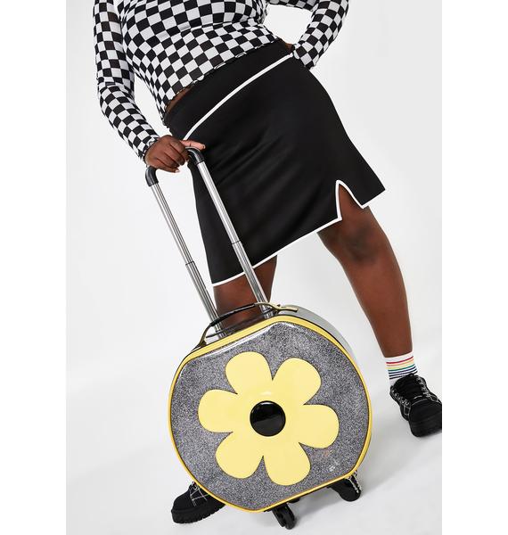 dELiA*s by Dolls Kill Wild Flower Roller Luggage Dolls Kill
